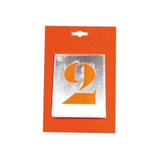 Zahlenschablonen 0-9, 80 mm 3.1/8 Zoll aus Metall