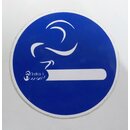 Aufkleber Rauchen erlaubt 10cm
