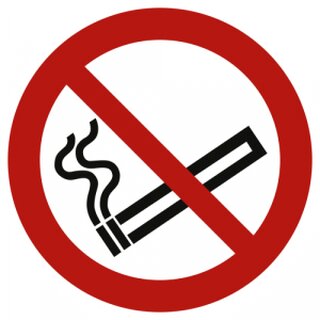 Aufkleber Rauchen verboten 10cm