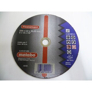 metabo Fleximat Trennscheibe  230 x 3 für Stahl Nr. 16127