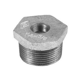 bergangsverschraubung verzinkt 1.1/4 Zoll x 2 Zoll