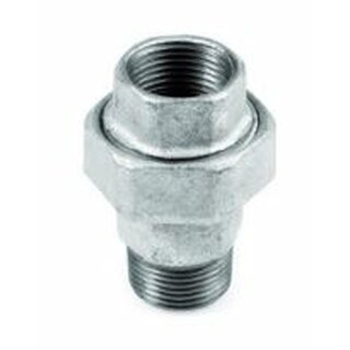 Doppelnippel trennbar, konisch dichtend Nr.341 verzinkt...