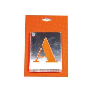 Buchstabenschablonen A bis Z 80mm 3.1/8 Zoll aus Metall